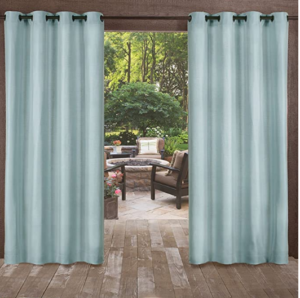 puddle length curtain